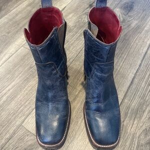 BedStu Merryli boots in cobalt luxe